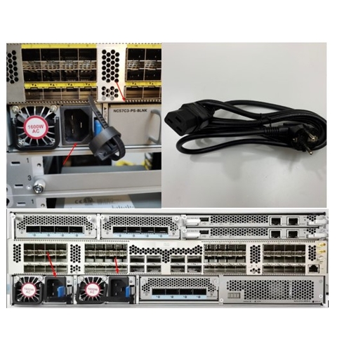 Dây Nguồn 8ft Dài 2.5M Cisco CAB-CEE77-C21-EU AC Power Cord Schuko to C2116A 250V 3x1.5mm² 16AWG For Cisco Network Convergence System 5700 Series NC57C3-PS-BLNK