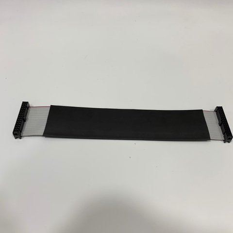 Cáp 30 Pin Flat Ribbon Data Cable Grey Dài 0.3M IDC Pitch 2.54mm - Cable Pitch 1.27mm For HMI Panel CMC CNC PLC