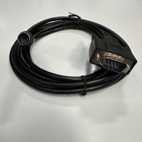 Cáp 1.8M 6ft RS232 Communication Shielded Cable Mini Din 4 Pin Male to DB9 Male For PLC FATEK FBs-32MCT2-AC witch Màn Hình HMI Advantech WOP-207K-NAE / WOP-208K-NAE / WOP-210K-NAE / WOP-212K-NAE / WOP-215K-NAE