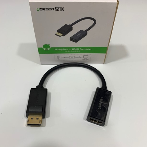 Cáp Chuyển Displayport to HDMI Ugreen 40362 DP 1.2 to HDMI Video Converter 1080P For Monitor/TV