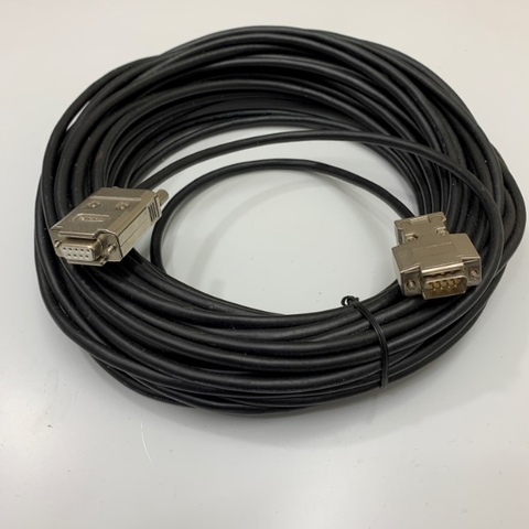 Cáp RS232 DB9 Extension Cable Male to Female All 9 Lines Straight Through Dài 20M Có Chống Nhiễu Shielded For Industrial PLC CNC