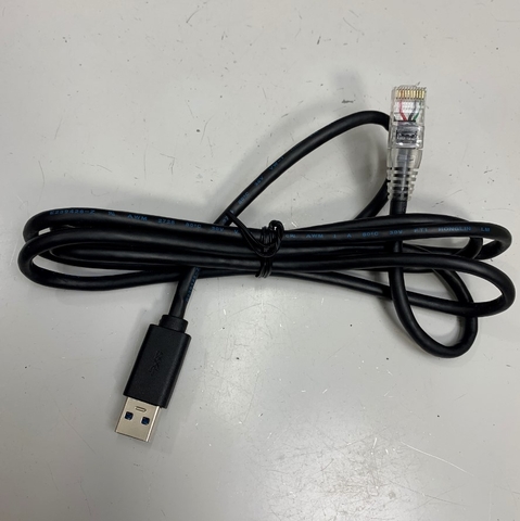 Cáp 1.8M 6ft CBL-042UA USB Cable For Barcode Scanner Newland NLS 1200HR11 HR22 BarCode Scanner Cable USB to RJ50 10 Pin 10P10C