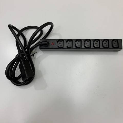 HP RACK Modular PDU Extension Bar Series HSTNR-PS03 411273-02 417585-001 7 Ports C13 10A Input Power Plug With Cord Connection IEC320 C20 16A 100-240 VAC 50/60Hz