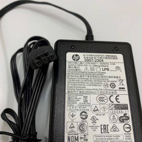 Adapter 32V 1094mA HP 0957-2304 Connector size 3 Pin For Máy Quét Scanner HP scanjet pro 2600 f1