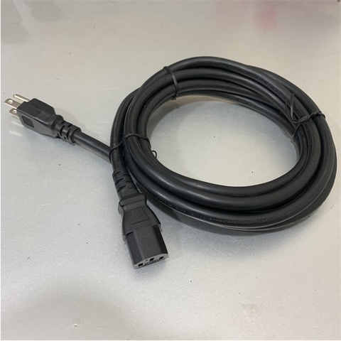 Dây Nguồn Máy Chủ HONGLIN HL-002 HL-004 UL Computer Server Cable Power Cord NEMA 5-15P to  C13 15A 125V 14AWG 3x2.08mm² Cable OD 9.3mm Length 3M