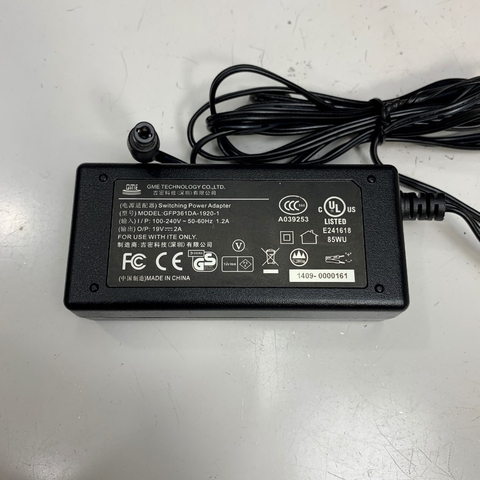Adapter 19V 2A 38W GME GFP361DA-1920-1 Connector Tip Size 5.5mm x 2.5mm For Màn hình Philips, AOC LCD Monitor