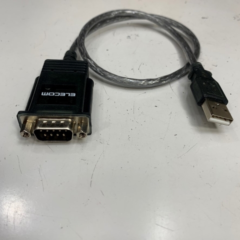 Cáp 0.5M ELECOM UC-SGT1 USB to Serial RS-232C Converter Cable  For Servo Motor Encoder Indicator Balance Scale witch Computer RS232C Communication