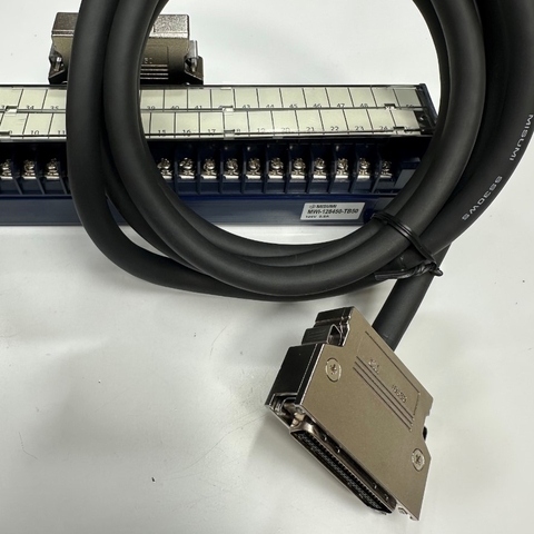 Bộ Cầu Đấu MISUMI MWI-128450-TB50 + Cable 1.5M 5ft MISUMI MWS-MDR50-HT50 MDR 50 Pin Male to Male For Servo Drive I/O Signal Interface Terminal Block