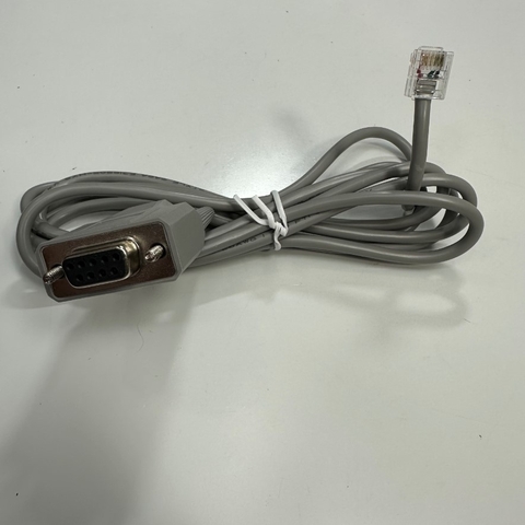 Cáp 1.8M 6ft EWA-RS03 RS232 Communication CN3 Cable RJ12 6 Pin 6P6C to DB9 Female For Harmonic Drive HA-800A Series witch Computer