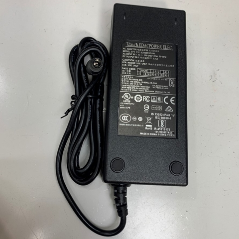 Adapter 24V 3.75A 90W EDAC OEM Cincon TRH70A240 24V 3A 72W Connector Tip Size 6.5mm x 4.4mm For Máy Đếm Tiểu Phân Phòng Sạch TSI AeroTrak APC Portable Particle Counter 9500-01