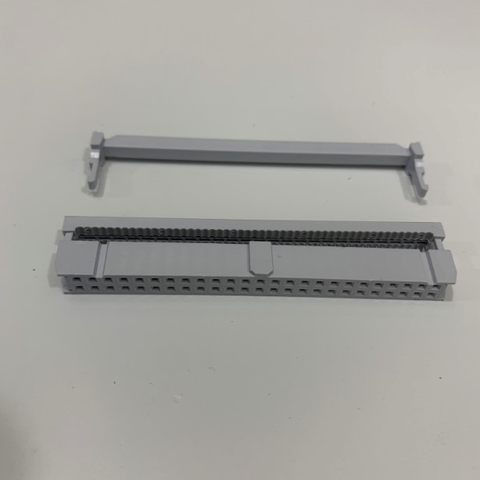 Đầu Bấm 50-Way IDC Connector Socket 50 Pin IDC Female Pitch 2.54mm For Cable Flat Ribbon 50 Pin 63.5mm Width Mount 2-Row