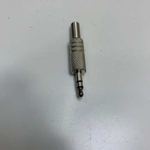 Rắc Hàn Audio Aux 3.5mm 3 Pole Male Plug Metal Jack Audio Headphone Soldering Connector