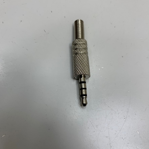 Rắc Hàn Audio and Video 3.5mm 4 Pole Male Plug Metal Jack Plug Connector