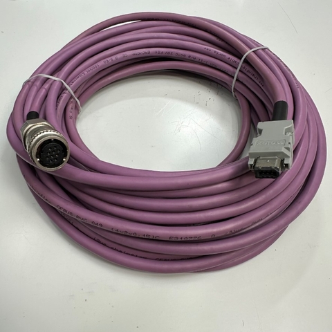 Cáp 10M 33ft Encoder Cable ACS3-CAENA110 Connector Molex SM-6P Male CN2 to Suntone SM10-SP10S-M 10 Pin Female For Delta ASDA-E3 Series Servo Drive with Delta Servo Motor ECM-E3 F100-F180-F220