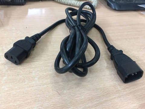 Dây Nguồn Máy Chủ KENIC KE-26 KE-24 AC Power Cord IEC60320 IEC C13 to IEC C14 10A 250V 3x1.0mm 17AWG For Server IBM HP DELL LENOVO UPS và PDU Length 2M