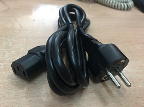 Dây Nguồn Chính Hãng  LONGWELL LP-34A LS-60 AC Power Cord Schuko CEE7 Euro Plug to IEC320 C13 16A 10A 250V 18AWG 3x0.75mm Length 1.8M