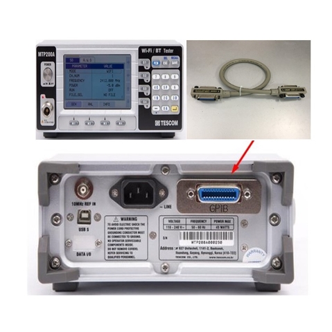 Cáp L-Com IEEE-488 GPIB 24 Pin Dài 0.5M For Máy Đo TTESCOM MTP200A Tester