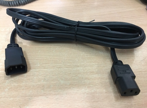 Dây Nguồn Máy Chủ Dẹt NORTHWIRE Flat CSA SPT-2 18AWG 3C AC Power Cord IEC60320 IEC C13 to IEC C14 10A 250V For Server IBM HP DELL LENOVO Length 3.1M