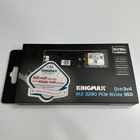 Ổ cứng SSD KINGMAX Zeus PQ3480 256GB NVMe M.2 2280 PCIe Gen 3.0 x4