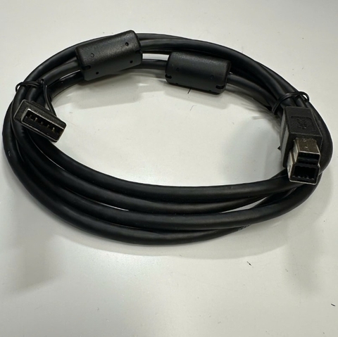 Cáp 1.8M 6ft USB 3.0 Type A Male to Type B Male Ferrite Core Cable Black For Data Transfer up to 5Gbps Computer and Laptop