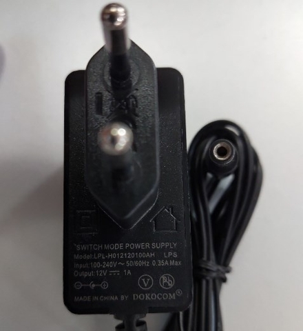 Adapter 12V 1A LPL-H012120100AH Connector Size 5.5mm x 2.1mm