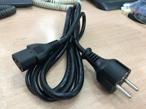 Dây Nguồn Cisco 7900 Series STARGAZER STB02 STC13 AC Power Cord Schuko CEE7 Euro Plug To IEC320 C13 16A 10A 250V 18AWG 3x1.0mm Length 2M