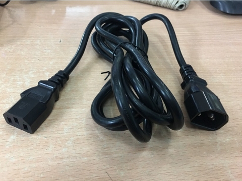 Dây Nguồn Máy Chủ STRTEC D2-02 D003-4 AC Power Cord IEC60320 IEC C13 to IEC C14 10A 250V 3x1.0mm 17AWG For Server IBM HP DELL LENOVO UPS và PDU Length 2M