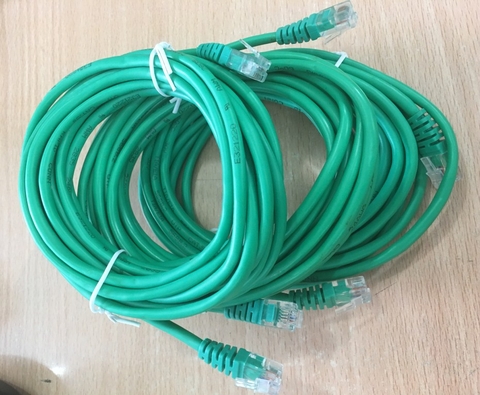 Cáp Line Điện Thoại Telephone Patch Cord RJ11 to RJ11(Blue) Length 3.2M