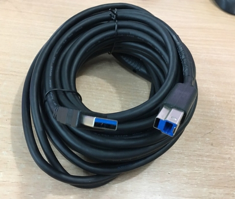 Cáp Kết Nối USB 3.0 SuperSpeed Cable Type Plug A To Type B Plug BLACK Dell For Accessories To Your Personal Computer Or Notebook Length 3M