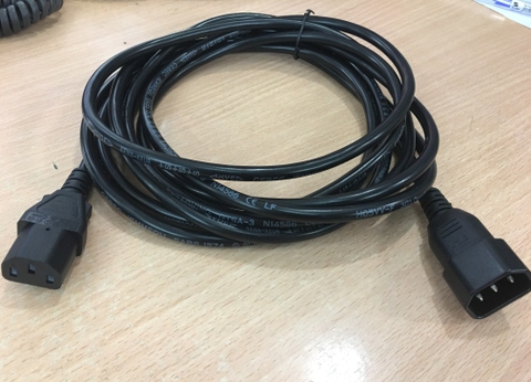 Dây Nguồn Điện Chính Hãng Volex VAC14S V1625 C13 C14 AC Power Cord IEC60320 IEC C13 to IEC C14 10A 250V 3x1.0mm 18AWG For Server Rack Computer Desktop Cisco Jumper Dell 0Y086H Length 4M