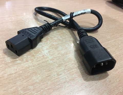 Dây Nguồn Chính Hãng APC AP9870 VOLEX VAC14S V1625 AC Power Cord IEC60320 IEC C13 to C14 10A 250V 3x0.75mm Length 0.5M