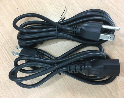 Dây Nguồn Well Shin E115330 WS-001F WS-002 NEMA 5-15P to C13 AC Power Cord 10A 125V 3x0.824mm² 18AWG Length 1.8M