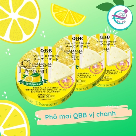 Phô mai tròn QBB vị chanh