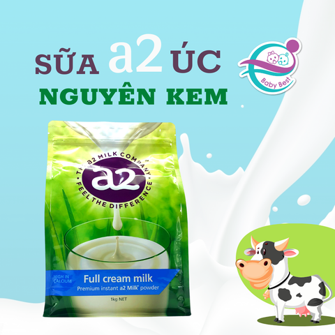 Sữa tươi A2 của Úc dạng bột nguyên kem 1kg