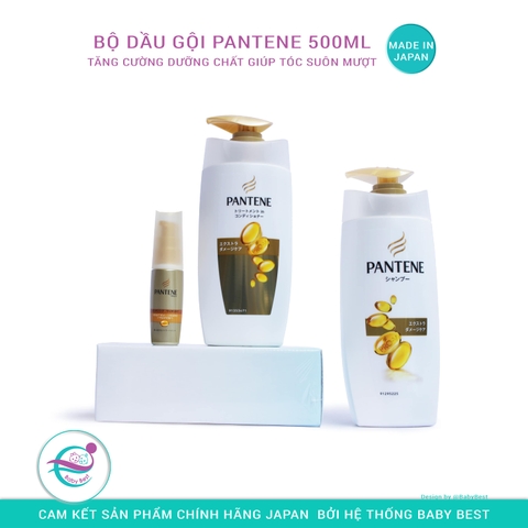 Bộ dầu gội Pantene Pro V màu vàng set 3