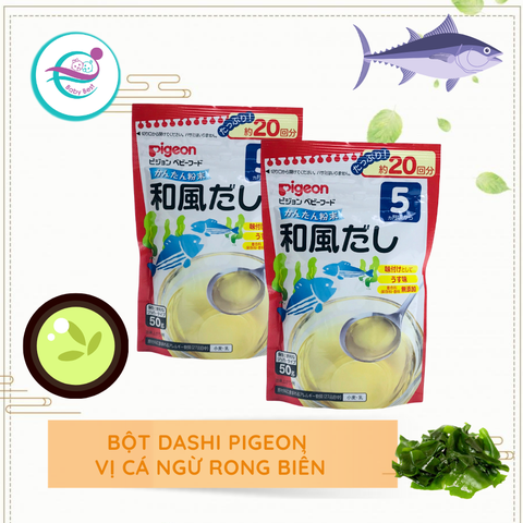 Bột dashi Pigeon vị cá và rong biển