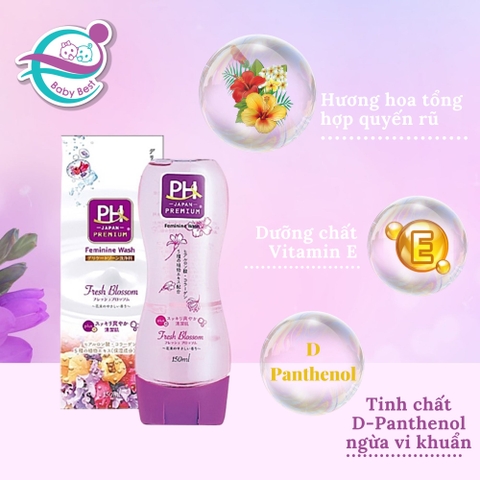 Dung dịch vệ sinh phụ nữ PH hương hoa tổng hợp