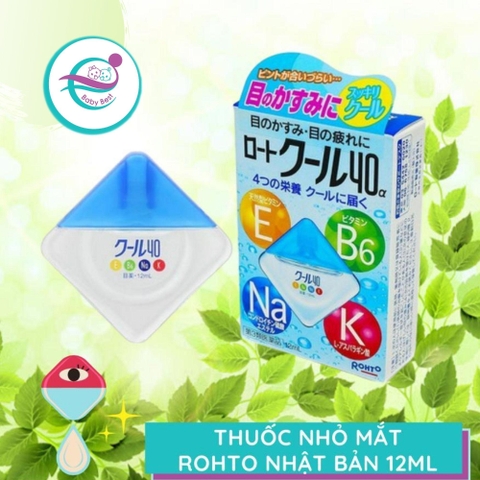 Thuốc nhỏ mắt ROHTO (xanh)