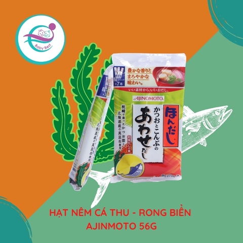 Hạt nêm cá ngừ - rong biển Ajinomoto 8gx7