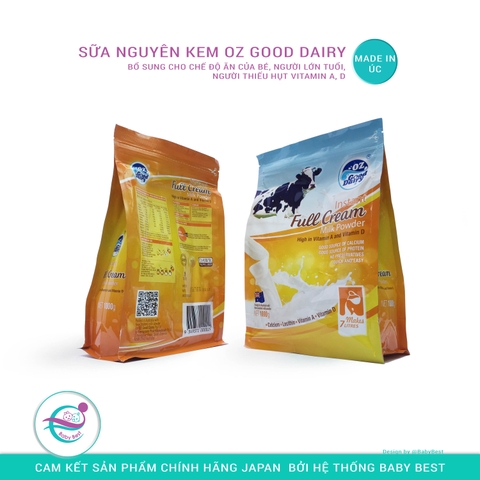 Sữa bột nguyên kem OZ GOOD DAIRY 1kg