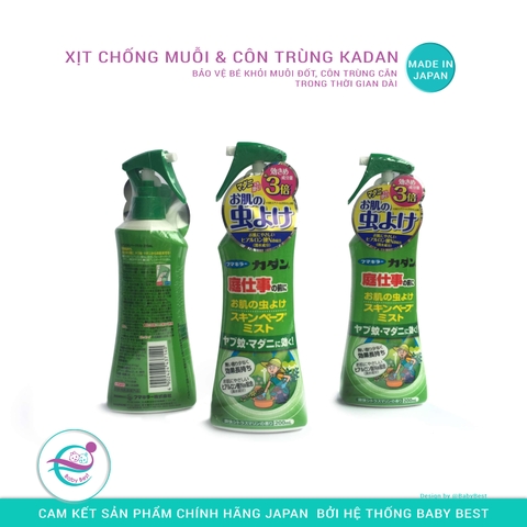 Xịt chống muỗi Kadan 200ml