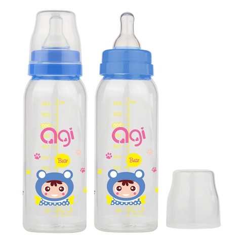 Bộ 2 Bình Sữa Agi Premium (250ml x 2)