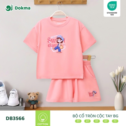 Bộ cổ tròn cộc tay BG (3-7Y)