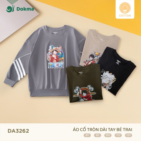 Áo Cổ Tròn Dài Tay Bé Trai