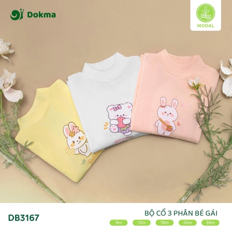 Bộ Cổ 3 Phân Bé Gái