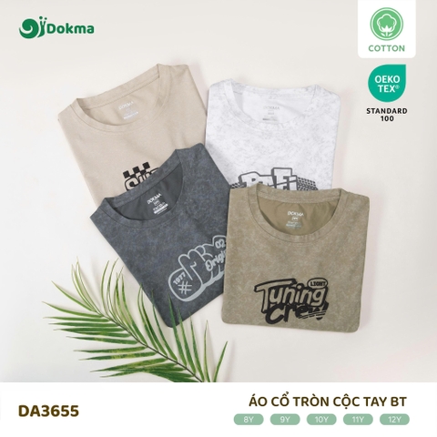 Áo cổ tròn cọc tay bé trai (8-12Y)