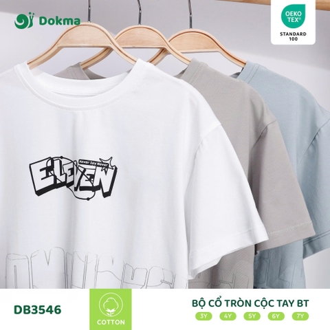 Bộ quần áo cổ tròn cộc tay Dokma