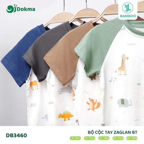 Bộ cộc tay raglan bé trai (6-36M)