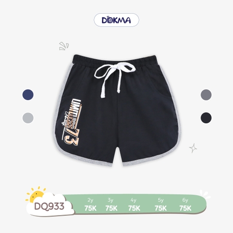 DQ933 quần đùi cộc cotton BT (2-6T