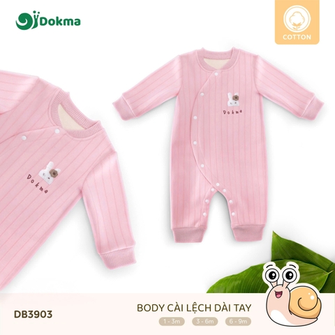 Body cài lệch dài tay